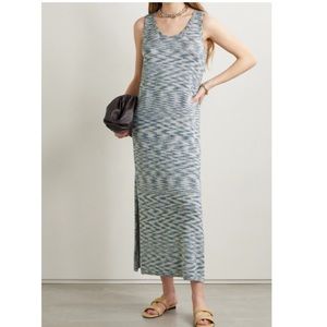 Super Soft Space Dye Knit Maxi Dress In Pink/Neutral